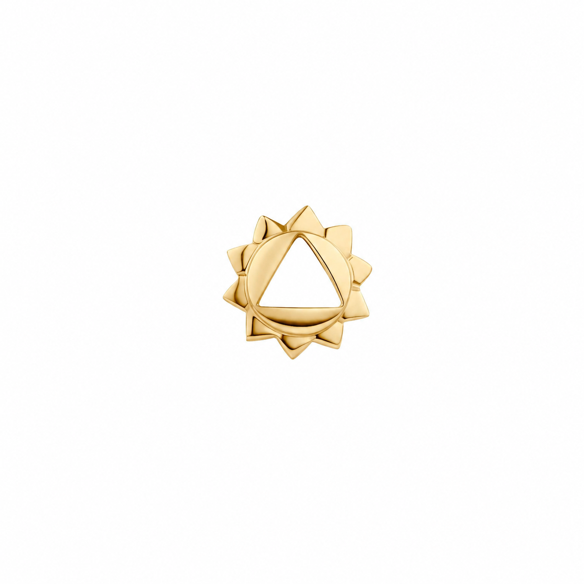 Solar Plexus Chakra Charm | 9ct Gold – Violet Gray Design