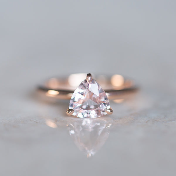 1.18ct Soft Pink Morganite Ring | Charlotte