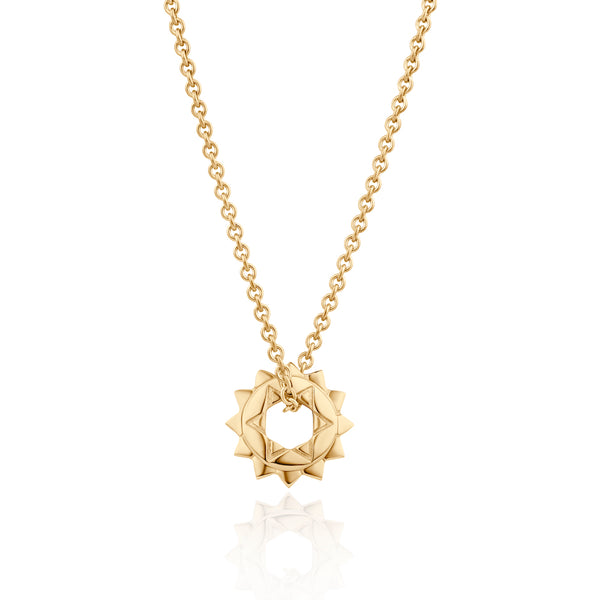Heart Chakra Necklace | 9ct Gold