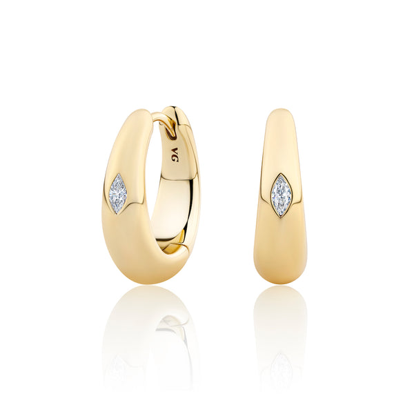 Sona Hoops (Grande) | 14k Gold Vermeil