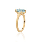 Aquamarine Ring | Thalassa - Violet Gray Design