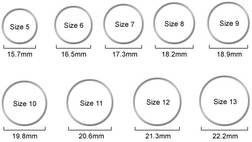 printable circle ring sizer