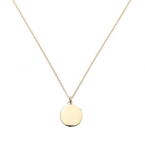 Blank Pendant, Gold Necklace, Jewellery