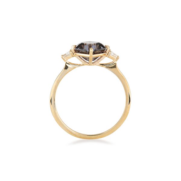 Spinel Gold Ring, Diamond Engagement Ring, Online Jewellery