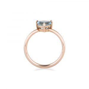 Aquamarine Gold Ring