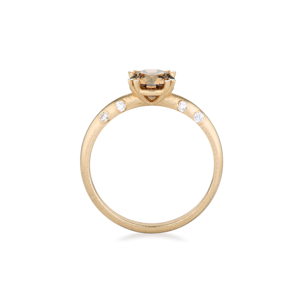 Cognac-Diamond-Gold-Ring-Alternative-Engagement-Ring-Online-Jewellery-2