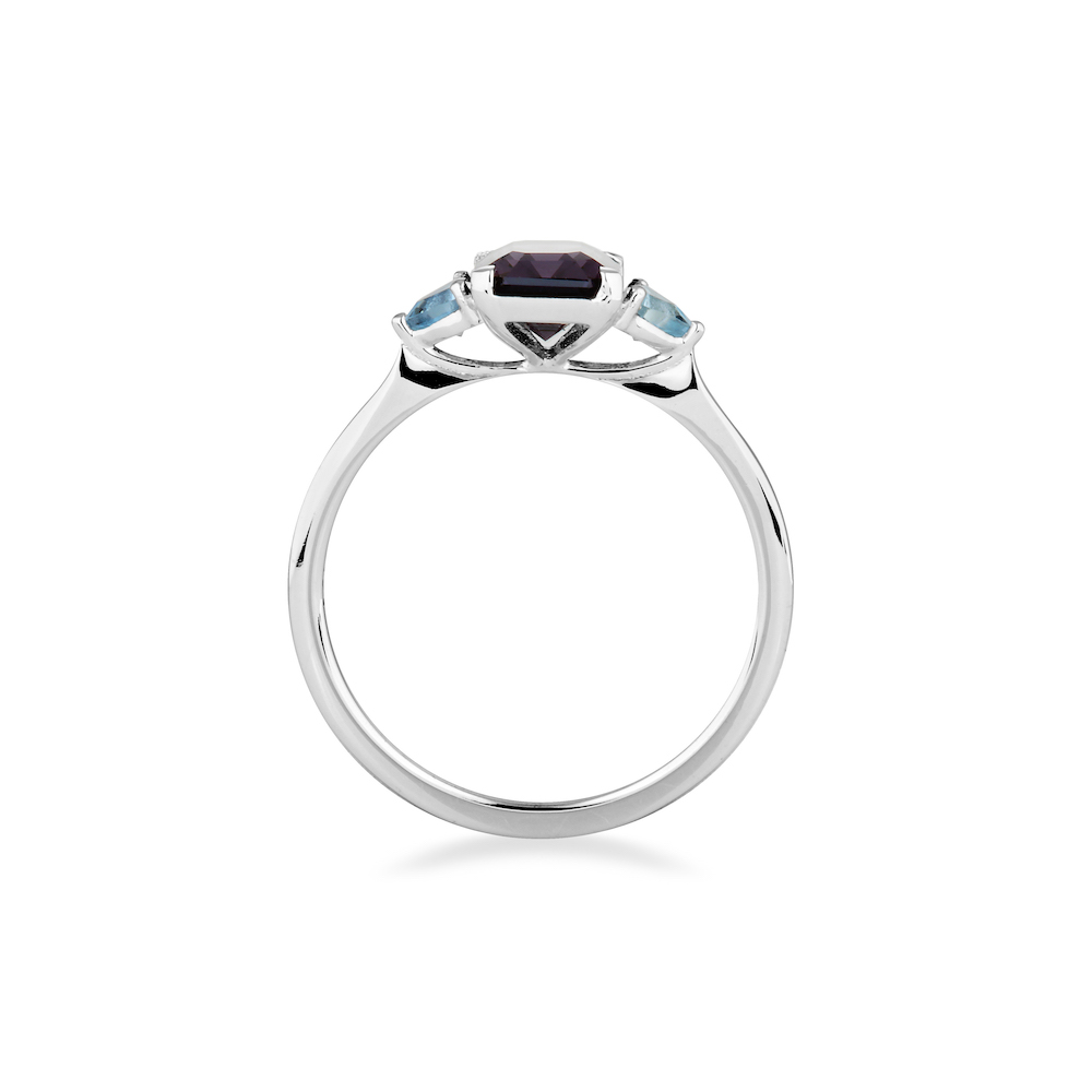 Purple-Spinel-Aquamarine-White-Gold-Ring-Online-Jewellery-2