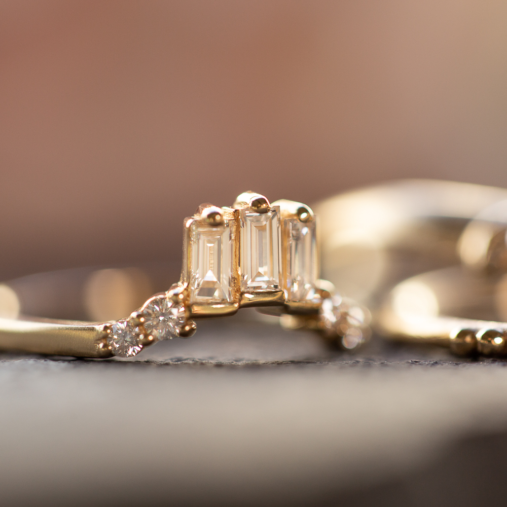 Esme Baguette Diamond Ring