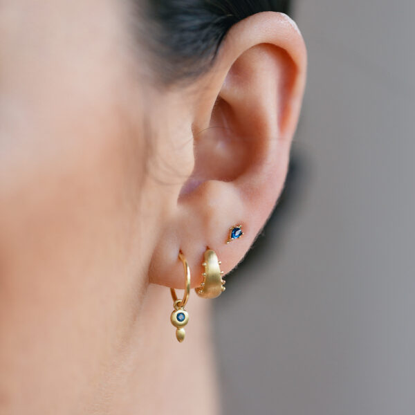 9kt Gold Huggies Earrings