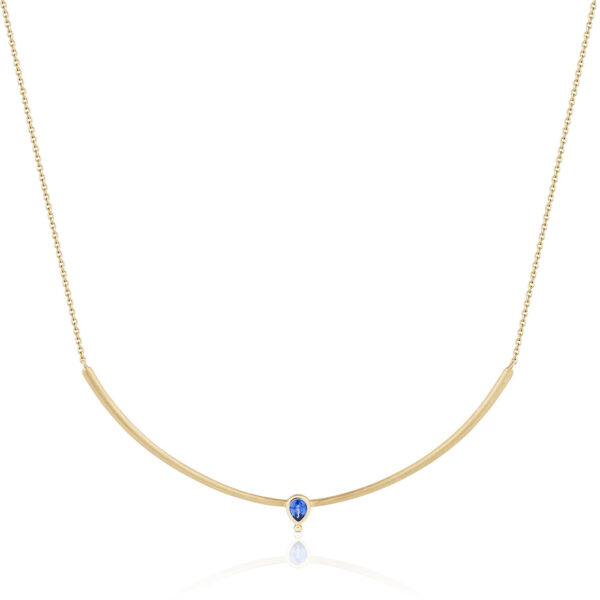 Ceylon Sapphire Gold Necklace
